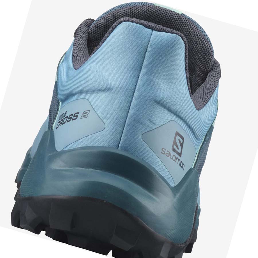 Salomon WILDCROSS 2 Kadın Patika Koşu Ayakkabısı Mavi | TR 2779XYU